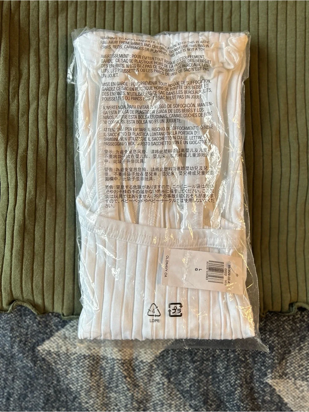 Old Navy Ribbed Tank Camisole Set of 3 Tanks • Large - Picture 4 of 5